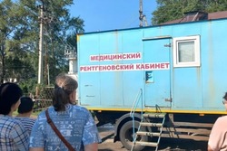 Тамбовчанок обследуют с помощью передвижной маммографической установки