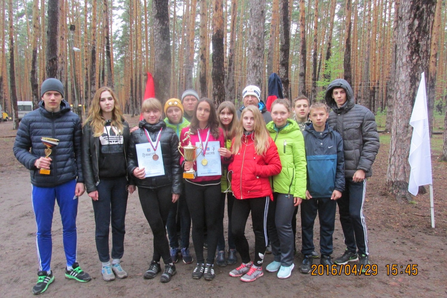 Команда Умётского района заняла 2-е место на кроссе памяти Н. Дутова, г. Тамбов, 2016 г