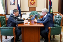 Подготовку Тамбовской области к отопительному сезону обсудили Александр Трембицкий и Евгений Первышов