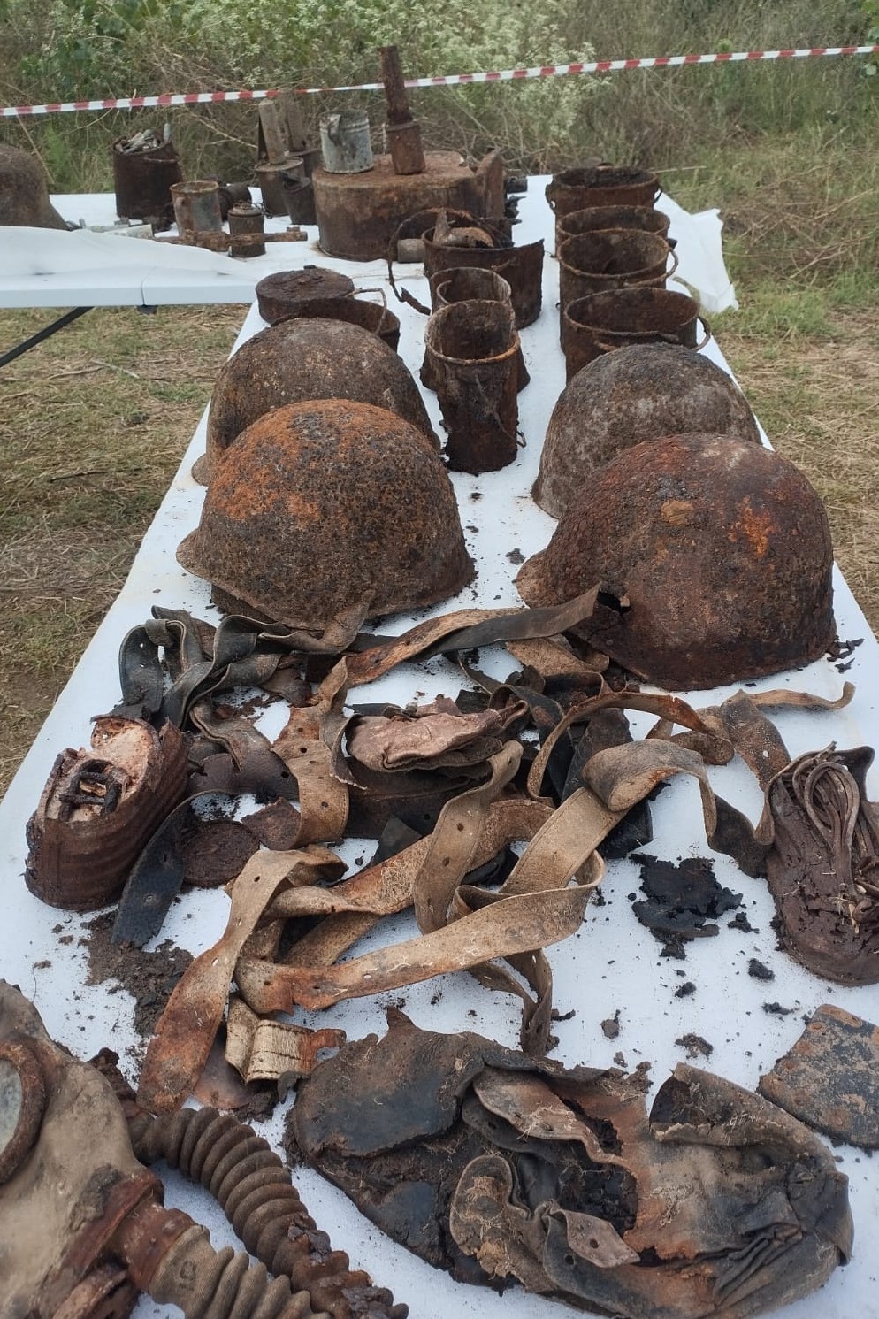 Обнаруженные поисковиками артефакты времён Великой Отечественной войны