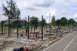 В Тамбовской области приступили к монтажу тренажёров на пяти площадках ГТО