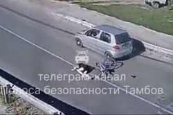 В Рассказове «Матиз» сбил юную велосипедистку