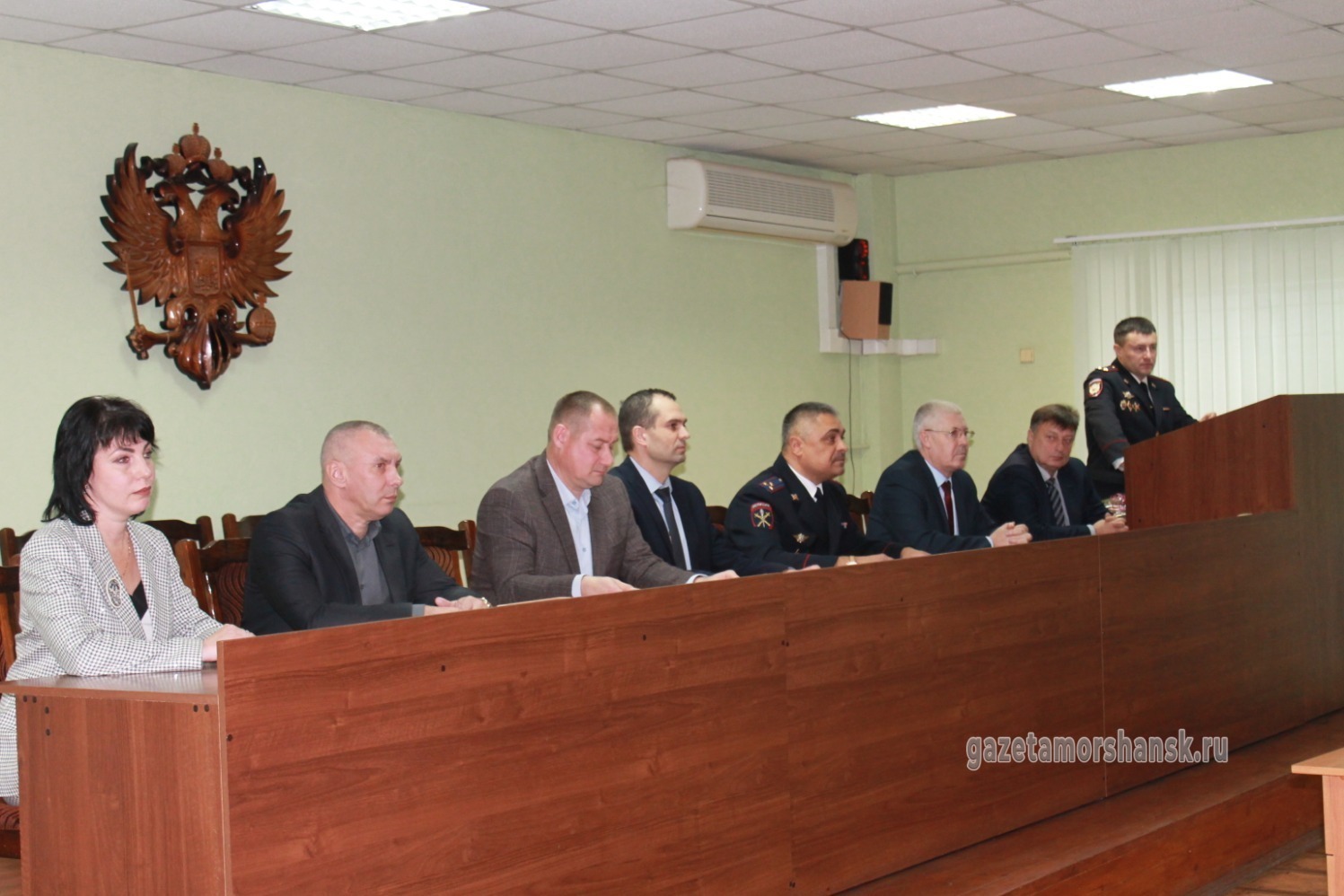 Награждение капитана полиции Сергея Соколова