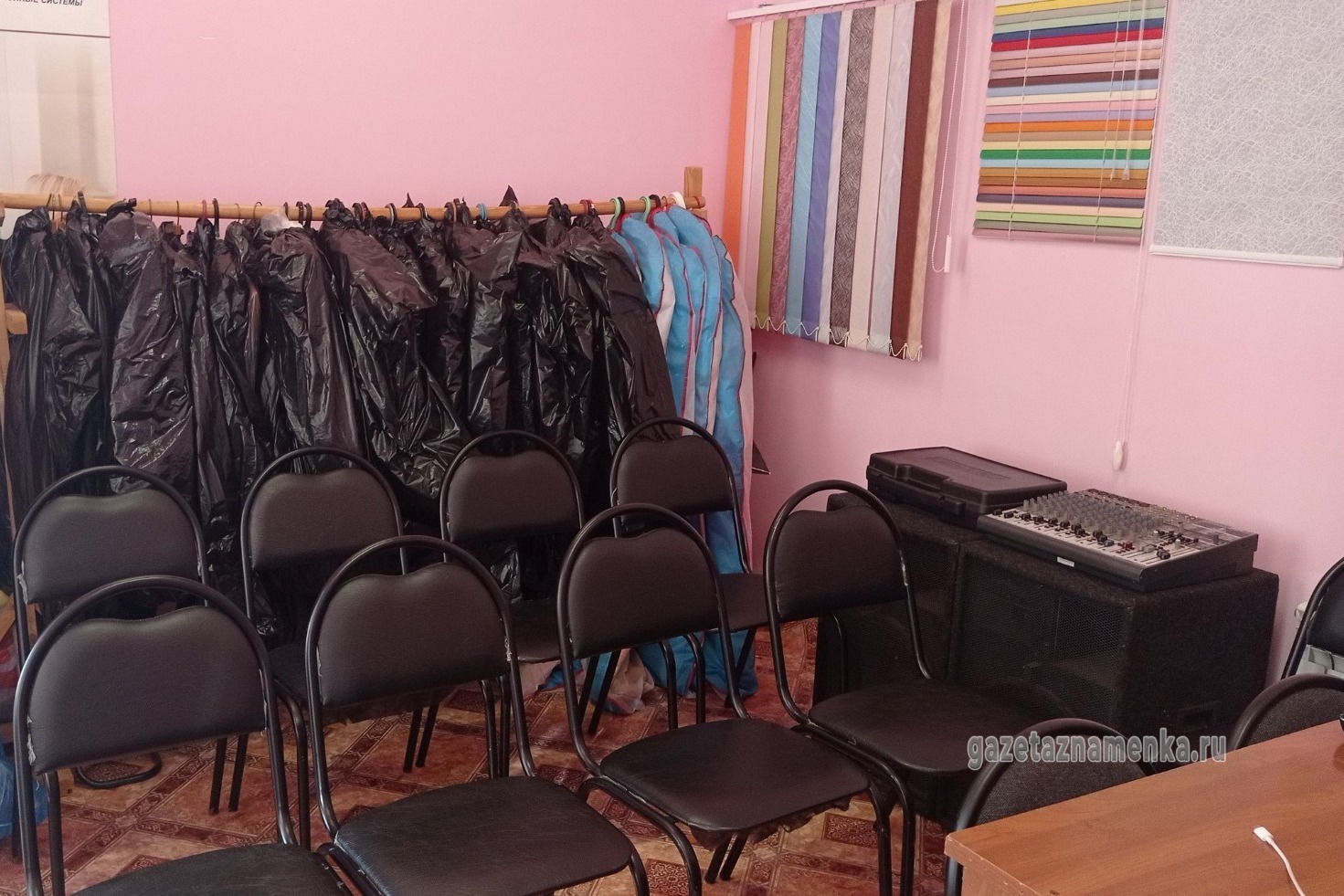 Репетиционное помещение, предоставленное для хорового коллектива «Сударушка» ДК «Сахарник»