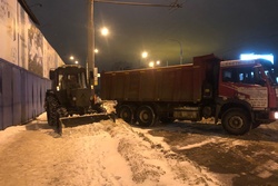За ночь с улиц Тамбова вывезли более 950 кубометров снега