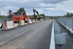 Ремонт моста через реку Ирка почти завершен