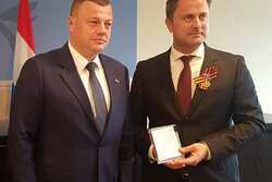 Премьер-министр Люксембурга получил награду Тамбовской области