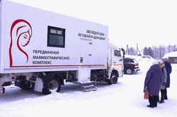Мобильный маммографический комплекс продолжит работу в Тамбовском и Бондарском районах