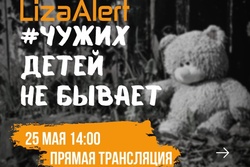Тамбовский поисковый отряд «Лиза Алерт» проведёт прямой эфир к Международному дню пропавших детей