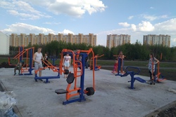 В Олимпийском парке Тамбова установили 8 новых тренажёров