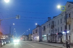 На Октябрьской в Тамбове обновили уличное освещение