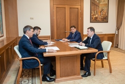 Глава Миннауки Валерий Фальков и руководитель региона Максим Егоров обсудили развитие высшего образования в регионе