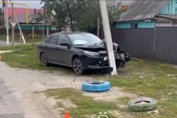 В Ржаксе девушка-водитель потеряла сознание и въехала в столб 