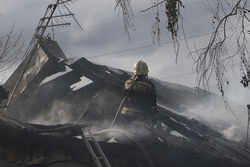 В Тамбове сгорел жилой дом