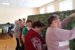В тамбовских сёлах открылись новые пункты плетения маскировочных сетей