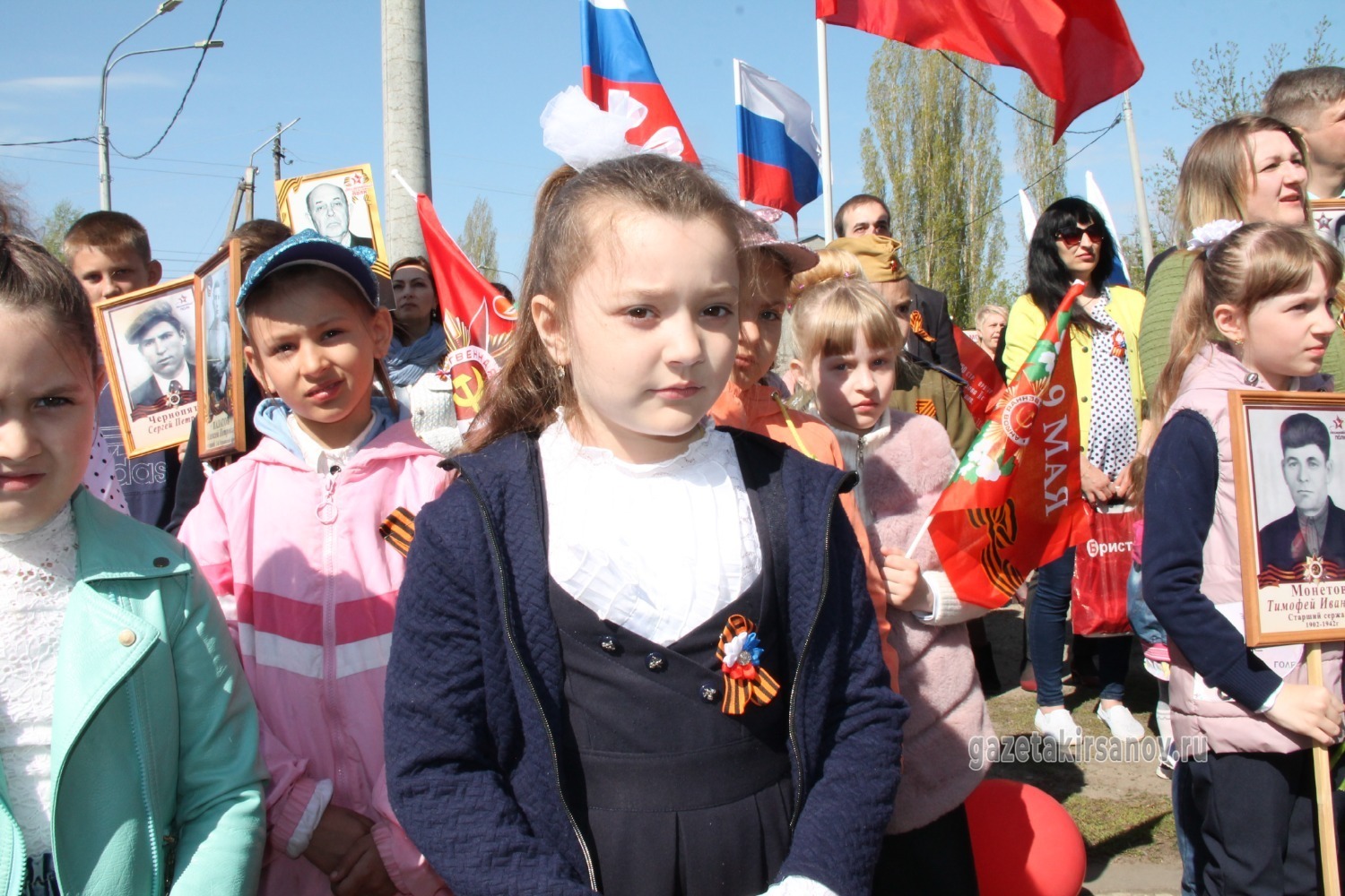 Школьники Уваровщинской школы участвовали в митинге
