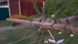 В Тамбове неуклюжий грузовик оставил без света жителей Северного