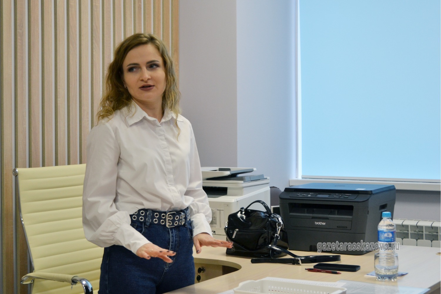О педагогических профессиях рассказала сотрудник отдела образования Ольга Зиновьева
