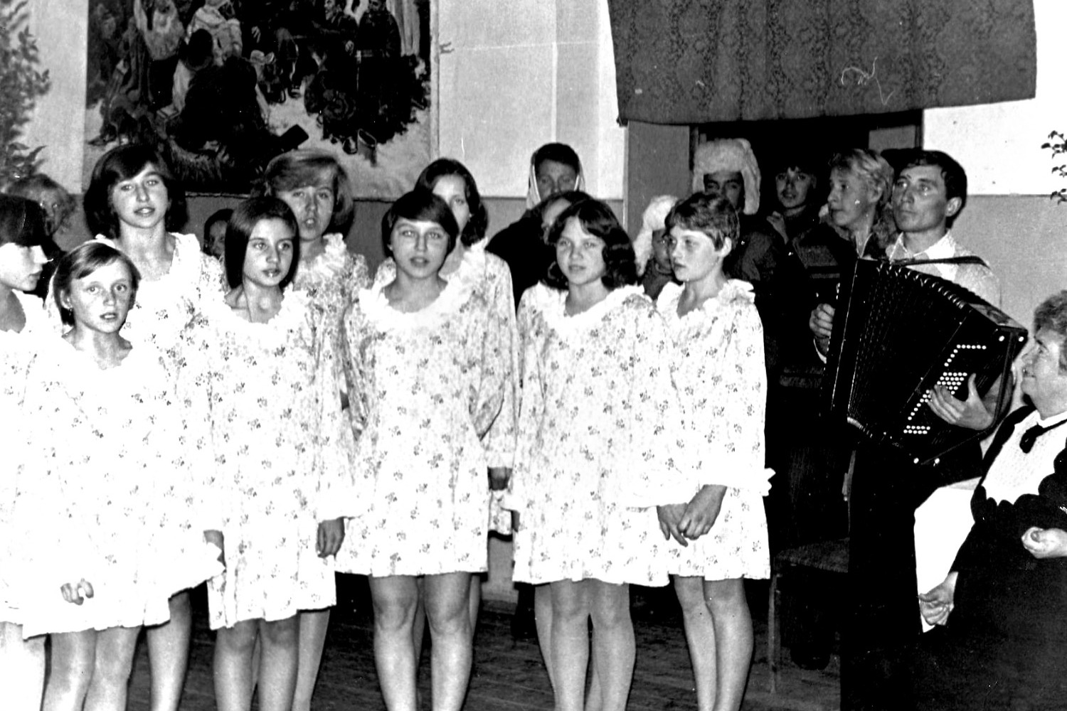 Хор клуба с. Голынщина (1970 годы)