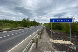 В Моршанском районе за 42 млн рублей отремонтировали мост через реку Сержала
