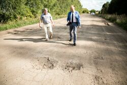 Администрация Тамбовского района не может добиться субсидий на ремонт аварийной дороги «Сурава - Лысые Горы»