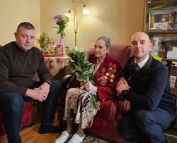 Ветерану Великой Отечественной войны Прасковье Шебановой из Мичуринска исполнилось 102 года