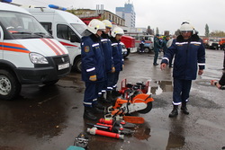 Тамбовский «Пожарно-спасательный центр» провел смотр готовности сил и средств
