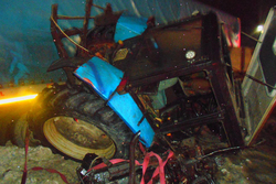 В Тамбовской области трактор столкнулся с «Газелью» и фурой