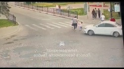 На перекрёстке Октябрьской и Карла Маркса сбиты бабушка с внучкой