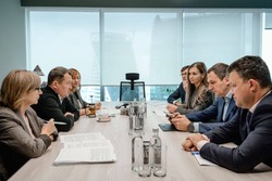 Состоялась встреча Максима Егорова с гендиректором Российского экологического оператора Денисом Буцаевым