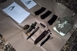 В Тамбовской области задержали грабителя с гранатой и автоматом Калашникова
