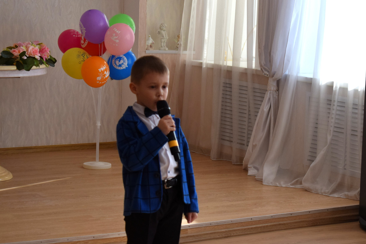 Воспитанник детского сада «Солнышко» Владислав Борисов 