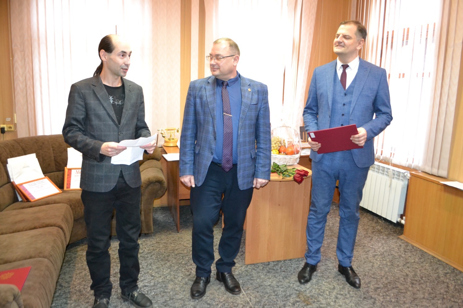 Награждение Дениса Ерёмина