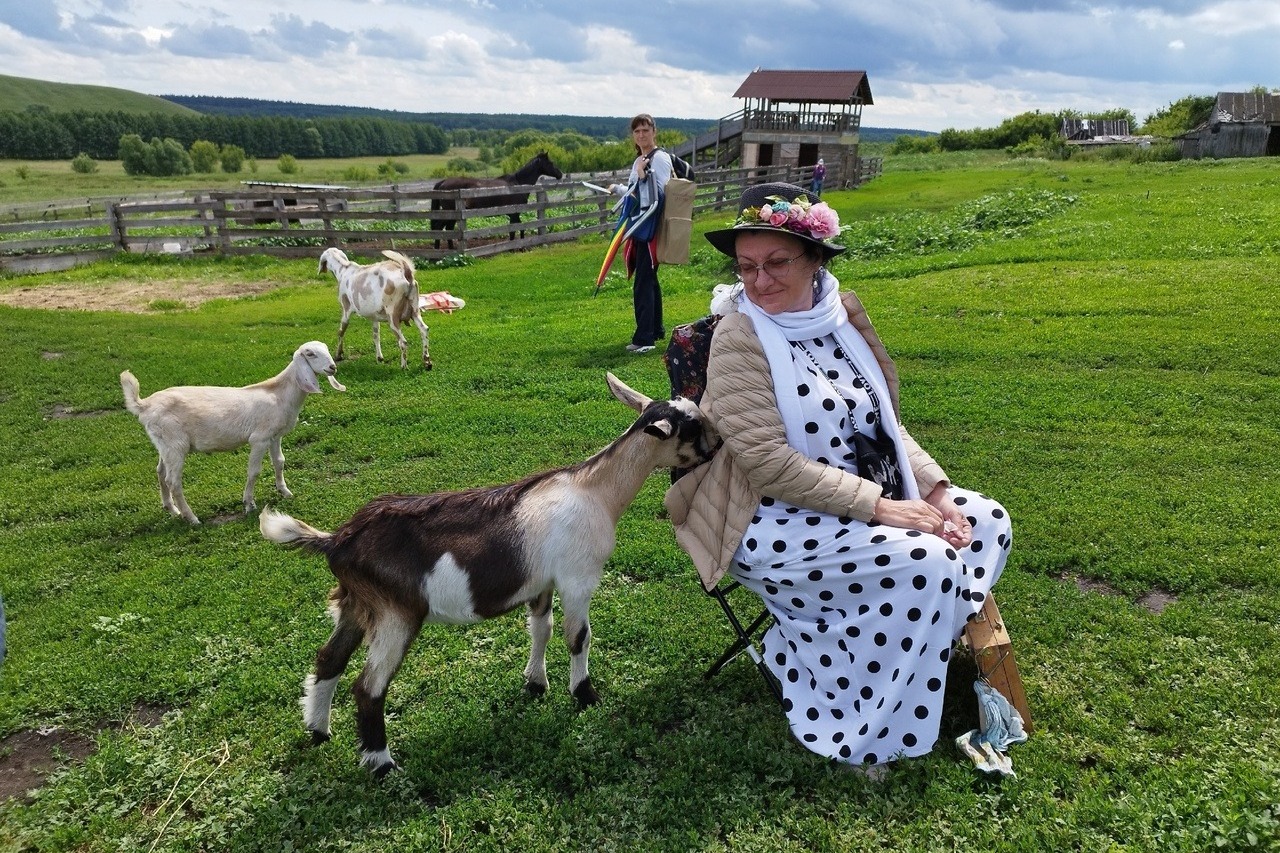 Марина Стоянова на ферме «Калаисские холмы» 