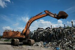 В Мичуринске продолжается рекультивация мусорного полигона