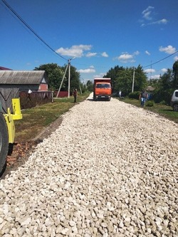 В Токарёвке подготовлены к асфальтированию две дороги