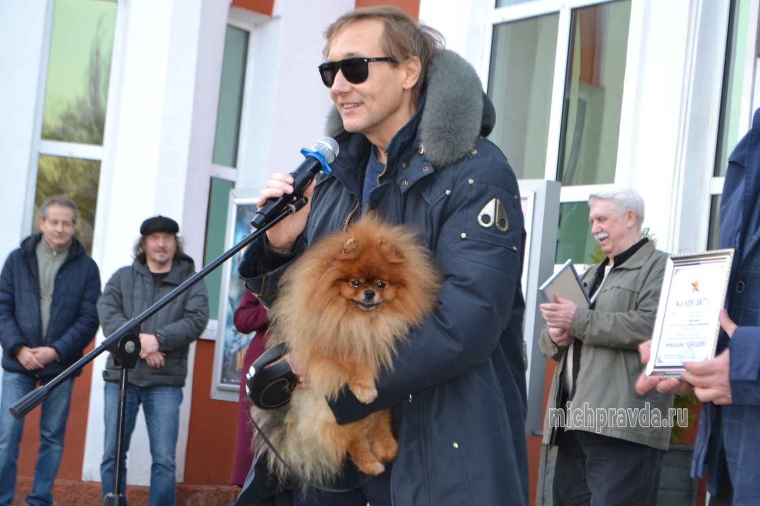 Николай Лебедев благодарит мичуринцев за высокую оценку его деятельности 