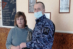 Тамбовские росгвардейцы посетили родителей погибшего военнослужащего