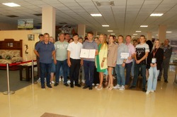 Работников СТЦ «Тамбов» поздравили с областной премией В. М. Боброва  