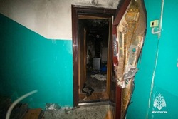 Пожарные ликвидировали возгорание в жилом доме в посёлке Строитель