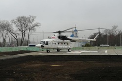 Вертолёт санавиации за неделю работы эвакуировал шесть тяжелобольных пациентов