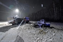 На трассе под Тамбовом после столкновения с фурой погиб водитель легковушки