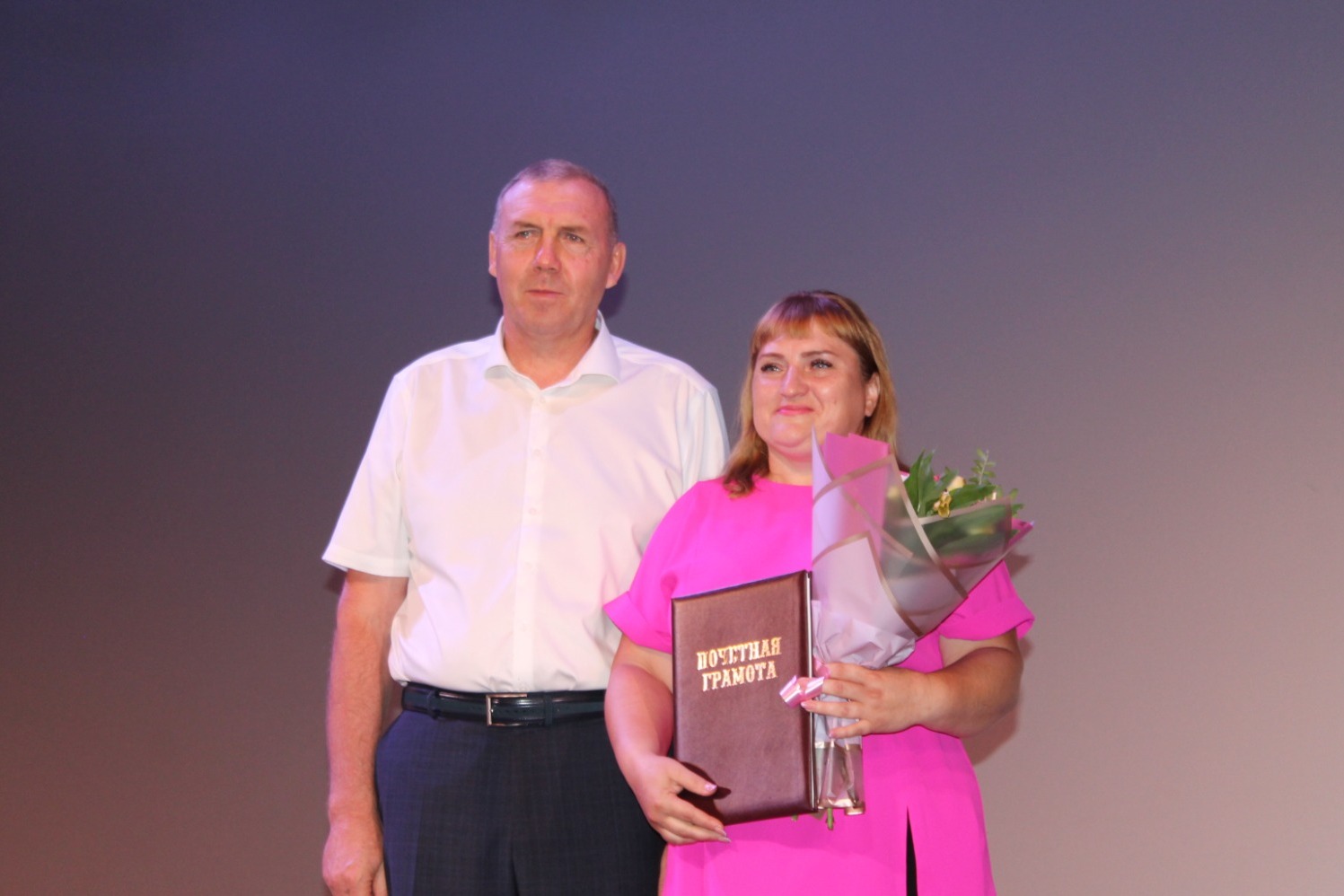 Почётной грамотой Тамбовской областной Думы награждена воспитатель детского сада "Ромашка" Ирина Полежака
