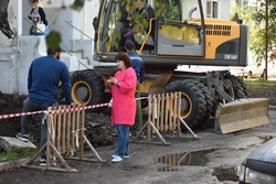 В Тамбове на Астраханской заменят изношенный участок трубопровода