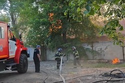 В Котовске сгорела единственная на весь город спасательная станция