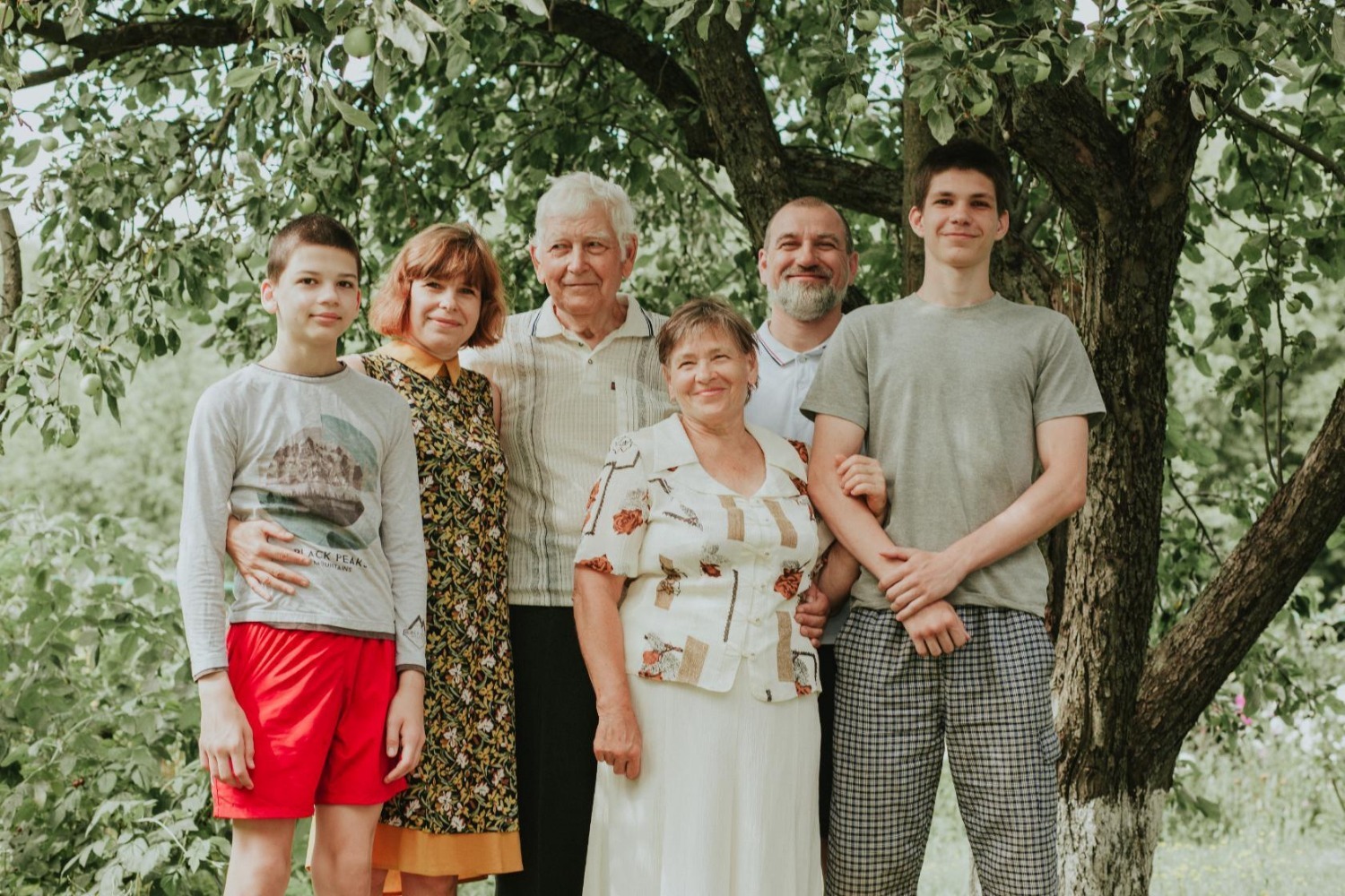 Людмила Савельева с семьей