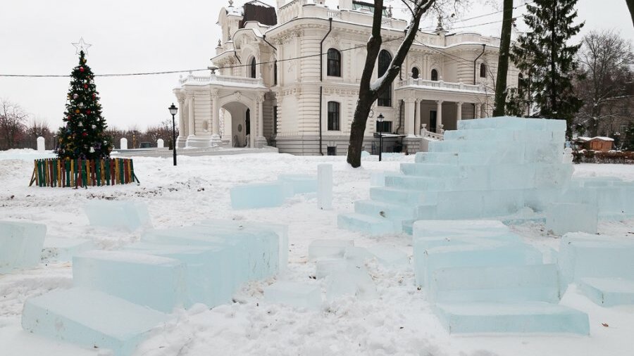 усадьба асеевых зимой