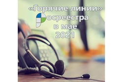«Горячие линии» Росреестра в мае 2021 года