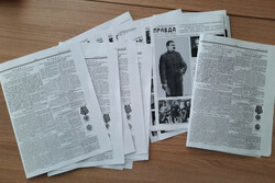 В области волонтёры раздают копии победного номера газеты «Правда»