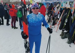В гонках «Лыжни России» в Мичуринске принял участие незрячий спортсмен